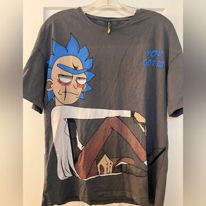 Tolga Kisa x Rick & Morty Graphic Tee – “Get Schwifty” Size Small